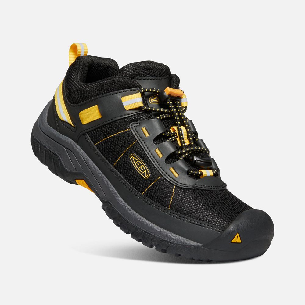 Baskets Keen Enfant Noir/Jaune | Targhee Sport Vent Shoes | DOCJA-1534